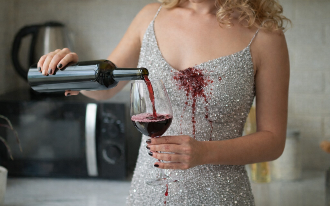 The Trouble With Wine Stains on Sequins, Beads, and Sparkly Holiday Fabrics